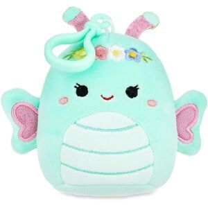 Squishmallows Reina The Butterfly 3.5 inch Clip, Easter Squad